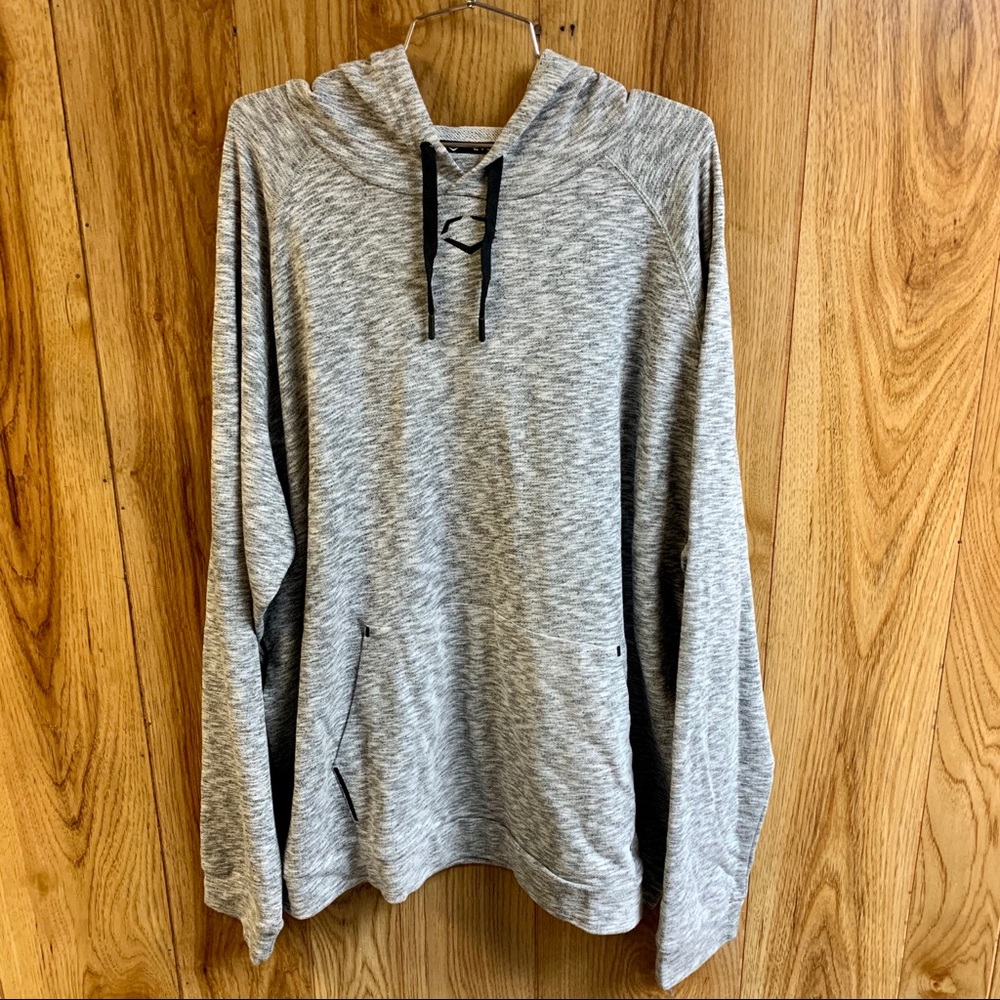 Evoshield Mens Gray Baseball Sweatshirt Hoodie 2XL